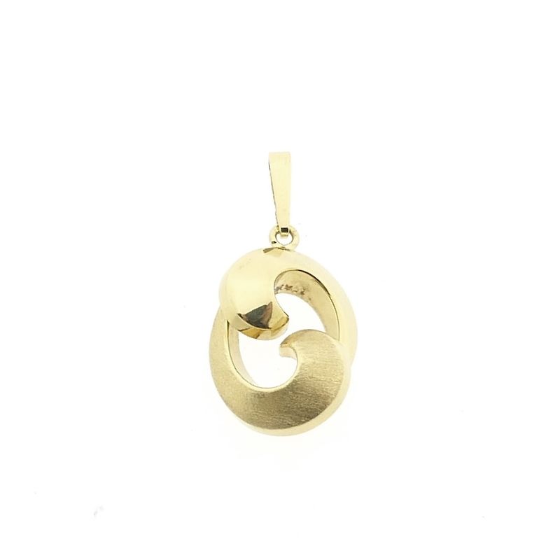 Image 1 of Golden organic pendant