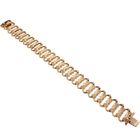 Image 5 of Fantasy gold link bracelet; 18 cm