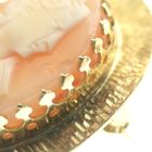 Image 6 of Vintage 18 carat gold brooch/pendant with cameo.