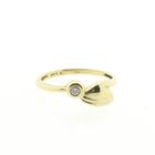 Image 2 of Gold ring with zirconia