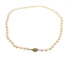Image 2 of Antique pearl necklace with gold clasp