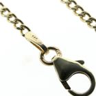 Image 3 of Gold gourmet link chain | 51 cm