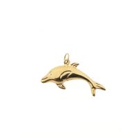18 carat gold dolphin pendant