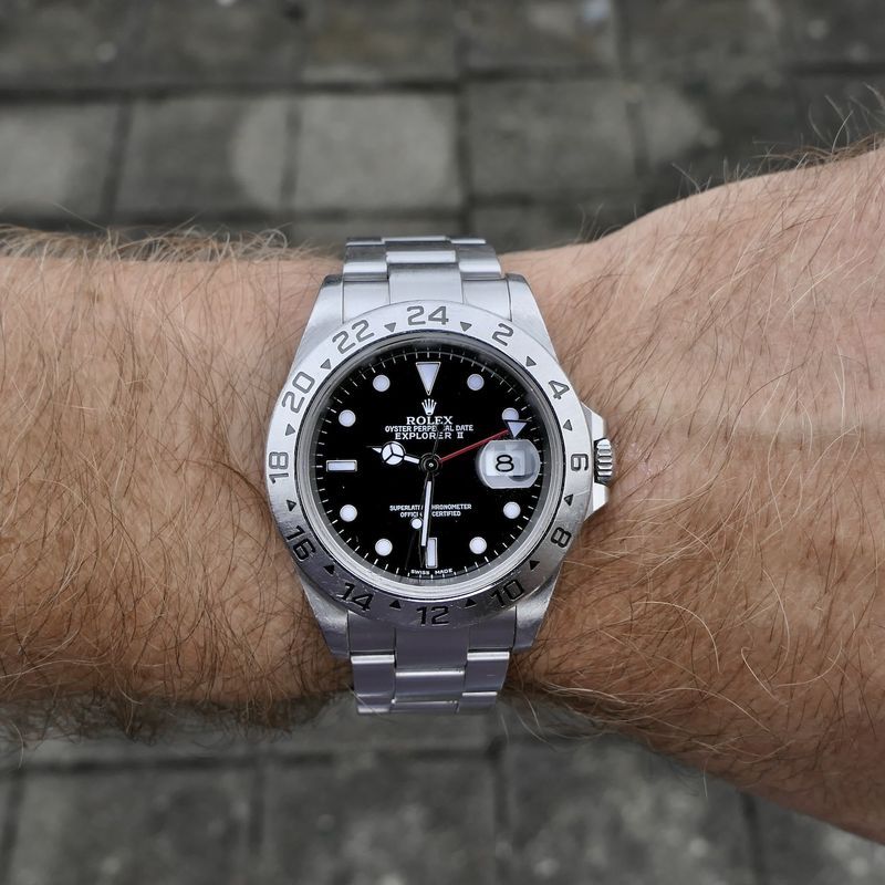 Image 18 of Rolex Explorer II 16570 'Full-Set'; Automatic men's watch from 2004