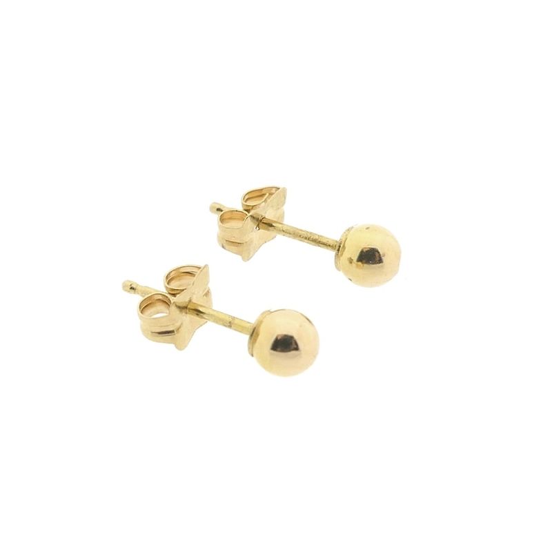 Image 6 of Gold ball stud earrings