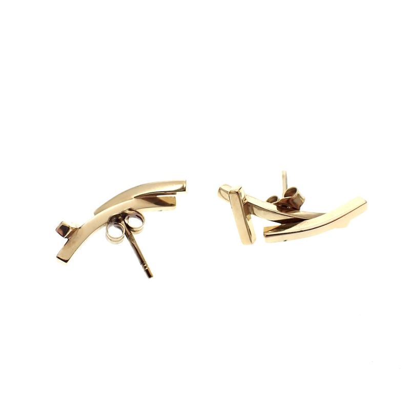 Image 4 of Golden fantasy stud earrings