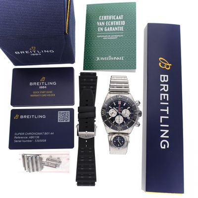 Breitling Super Chronomat B01 44 Chronograph Watch Image 2 of Breitling Super Chronomat B01 44 Chronograph Watch