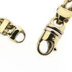 Image 7 of Gold magnum link bracelet with zirconia