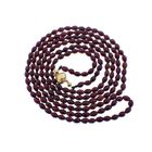 Image 5 of Antique glass bead necklace/sautoir with gold clasp