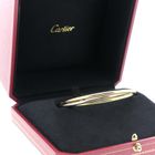 Image 4 of Gold Cartier Trinity bracelet; Size M