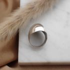 Image 9 of Silver ring with oval design