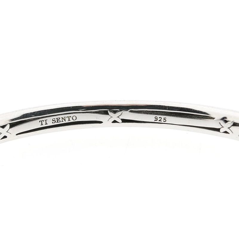 Image 6 of Silver TiSento slave bracelet with gold plating; Size S