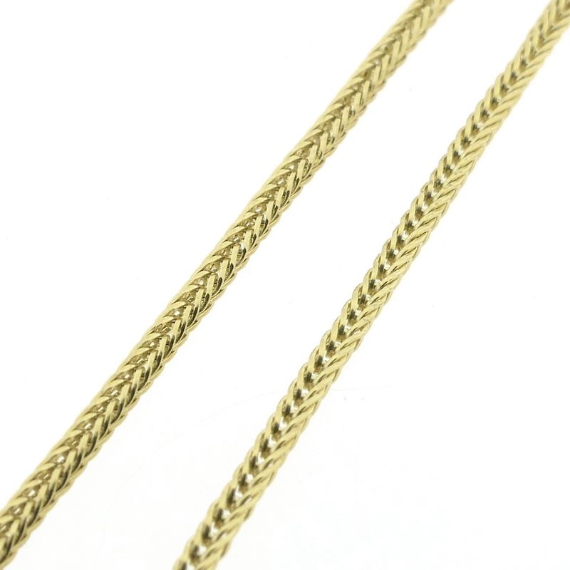 Image 6 of Gold square foxtail link chain