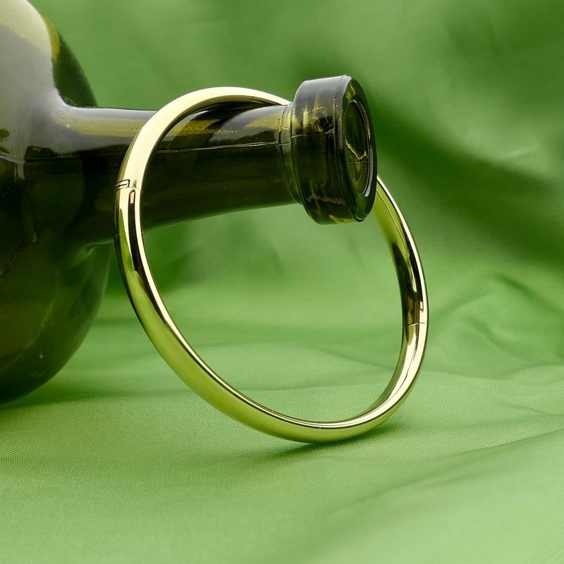 Image 2 of 14 Karat Gold Slave Bracelet; Ø 60.5 mm