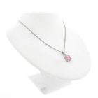 Image 6 of Silver pendant with pink zirconia