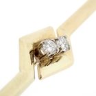 Image 4 of Gold brooch with diamonds