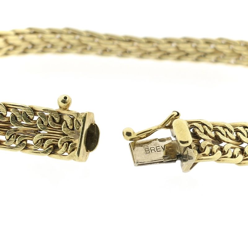 Image 6 of Vintage gold fantasy link bracelet | 19.5 cm