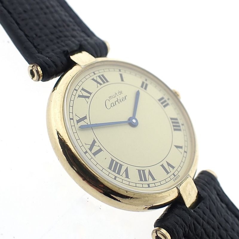 Image 10 of Cartier Must Vermeil; Ladies watch