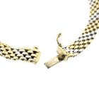 Image 4 of Two-tone gold panther link bracelet
