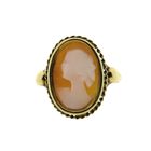 Image 3 of Vintage gold ring with cameo