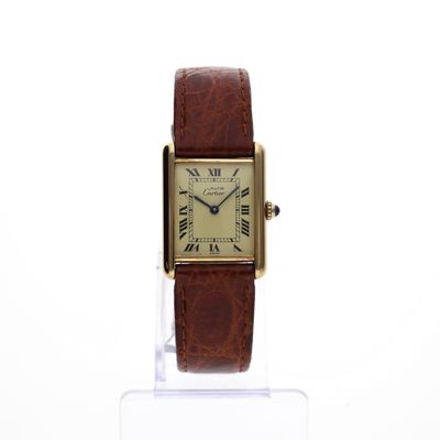 Image 1 of Cartier Tank Vermeil 'Large' 590005; Unisex watch