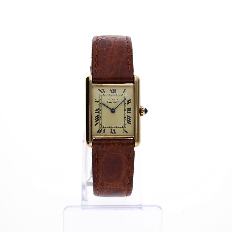 Image 1 of Cartier Tank Vermeil 'Large' 590005; Unisex watch