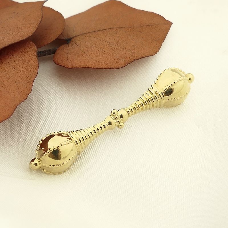 Image 7 of Gold brooch of a hat bell