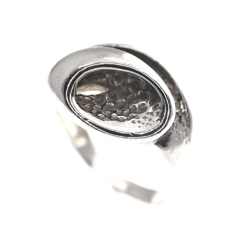 Image 3 of Silver ring organic design | Franz Breuning