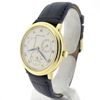 Image 2 of Audemars Piguet 'Dual Time' 25685BA; Automatic 18k gold men's watch