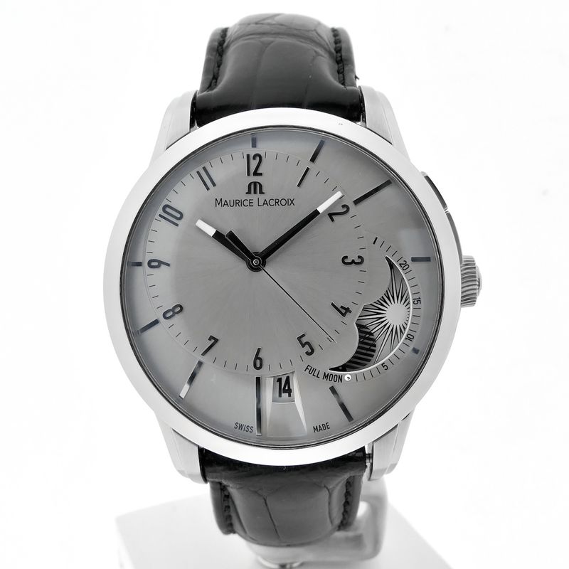 Image 23 of Maurice Lacroix Pontos Decentrique Phase de Lune PT6318; Automatic men's watch