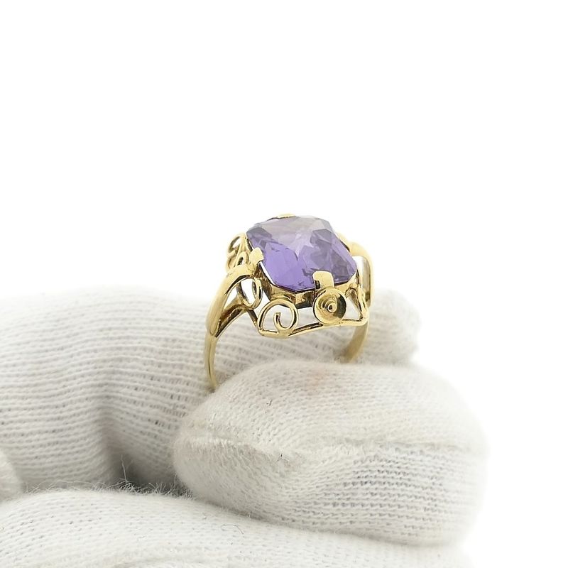 Image 6 of Vintage gold ring with spinel | Vintage
