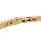 Image 9 of Gold bangle with 0.12 ct. diamonds | Ø 60 mm