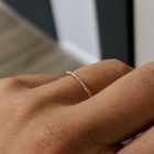 Image 6 of Tricolor gold twisted sliding ring