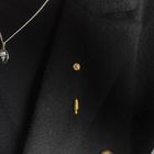 Image 9 of Gold lapel pin, tie pin with diamond | 0.05 ct.