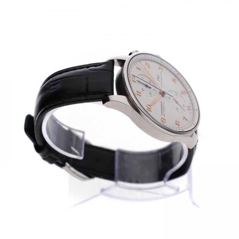 Image 10 of IWC Portuguese Chronograph 'Ivory' IW371401; Automatic Men's Watch