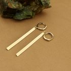 Image 2 of Gold long earrings