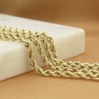 Image 2 of Gold twisted link chain | 43.5 cm