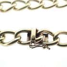 Image 3 of Gold wide gourmet link bracelet.