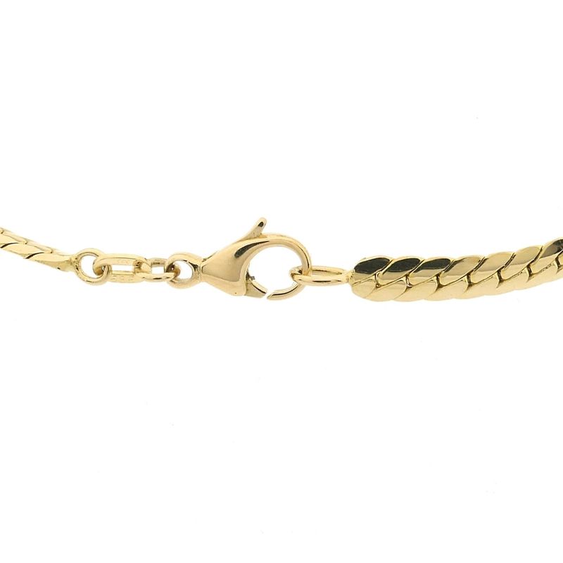 Image 3 of Golden Flat Gourmet Link Bracelet