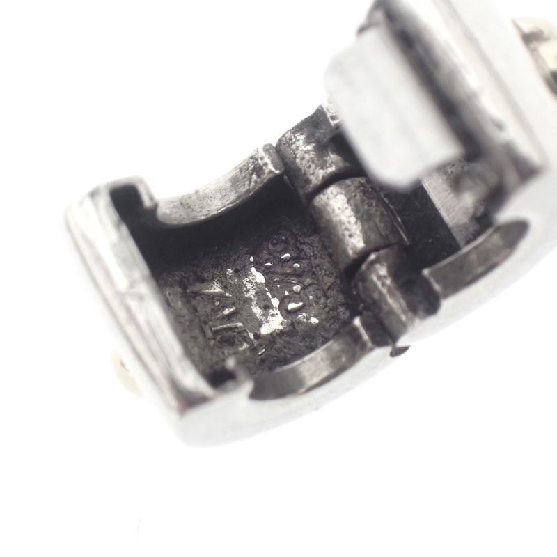 Image 6 of Pandora clip charm; Silver with gold; Golden Flower