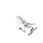 Image 2 of Silver charm of the Virgo zodiac sign