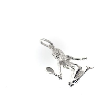 Silver charm of the Virgo zodiac sign Image 2 of Silver charm of the Virgo zodiac sign
