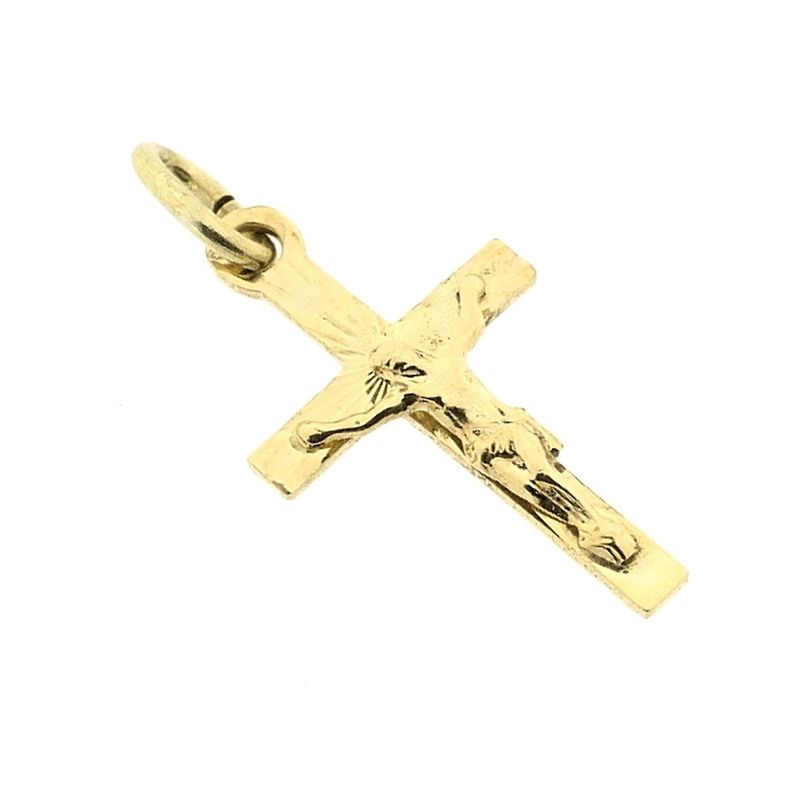 Image 4 of Gold pendant of a cross with corpus