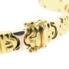 Image 6 of Bicolor Gold Bracelet with Fantasy Links; 18 Karat; 20 cm