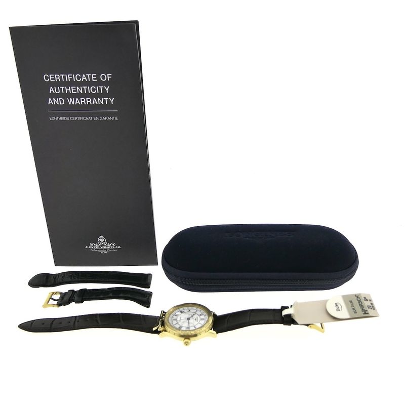 Image 9 of Longines 'The Pioneers Watch'; Automatic 18k gold men's watch