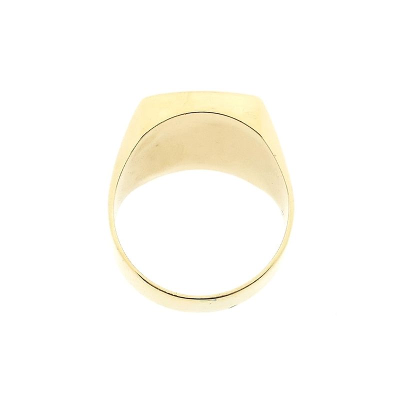 Image 3 of Gold signet ring with carnelian