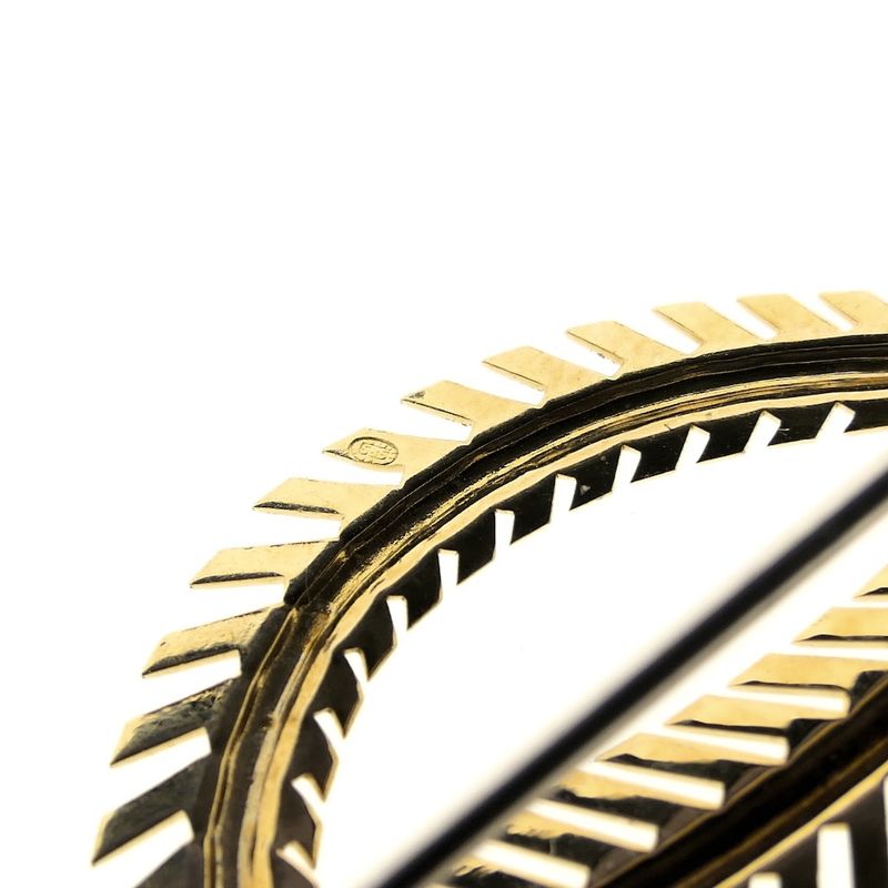 Image 6 of Vintage gold brooch of a feather