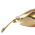 Image 3 of Golden fantasy brooch with diamond; 0.07 ct.