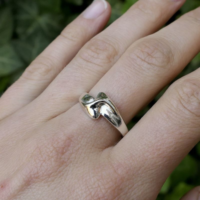 Image 11 of Silver ring with fantasy design