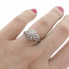 Image 9 of White gold cocktail ring with diamond | 0.51 ct.